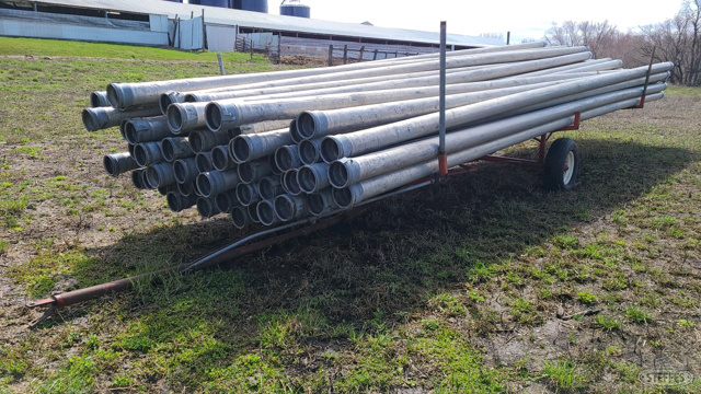 75 ft. +/- irrigation pipe